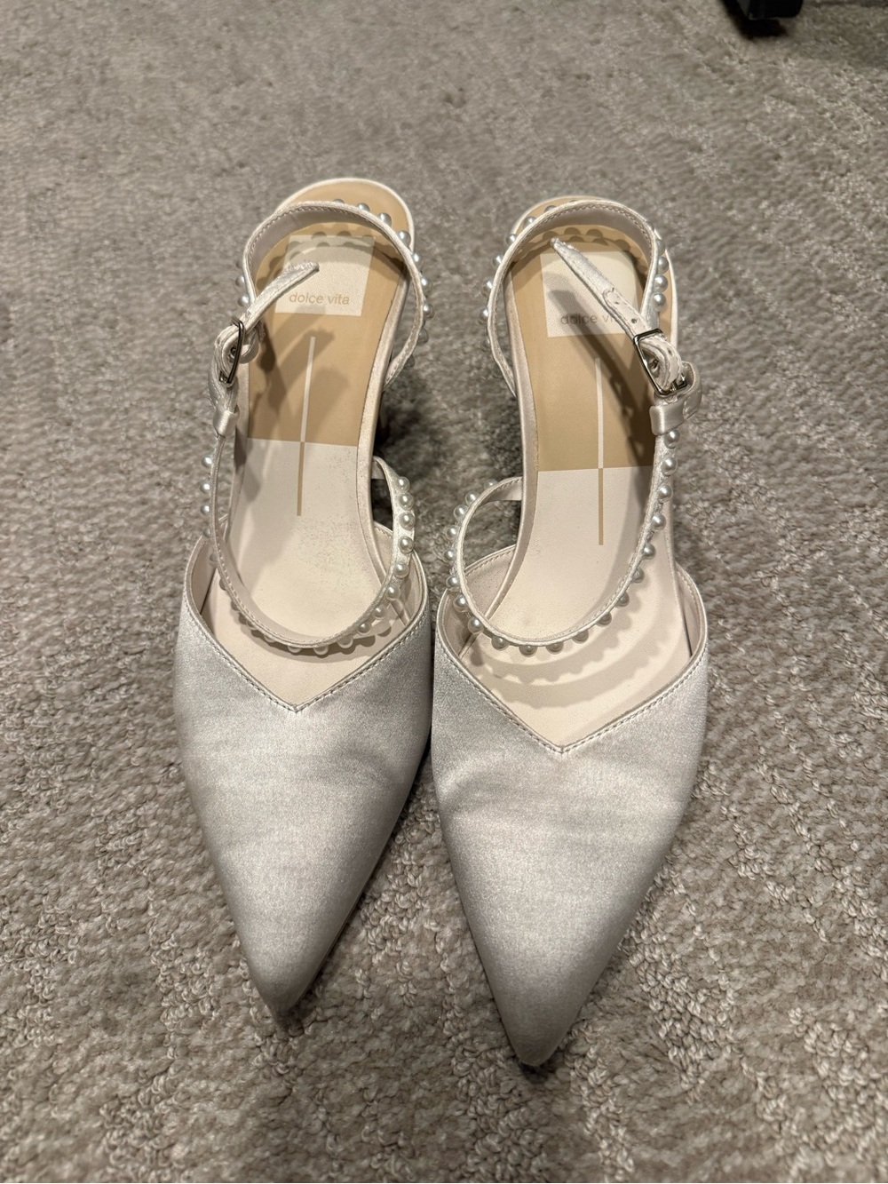 Dolce Vita Kamra Pearl Strap Heels